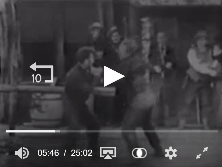 "Action in the Afternoon" was produced live on the back lot of was television's only live daily network western. This was at a time before CBS owned the station