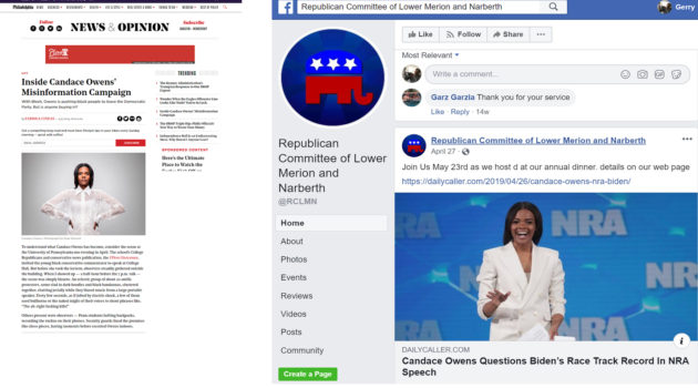 Candace Owens Lower Merion Republicans