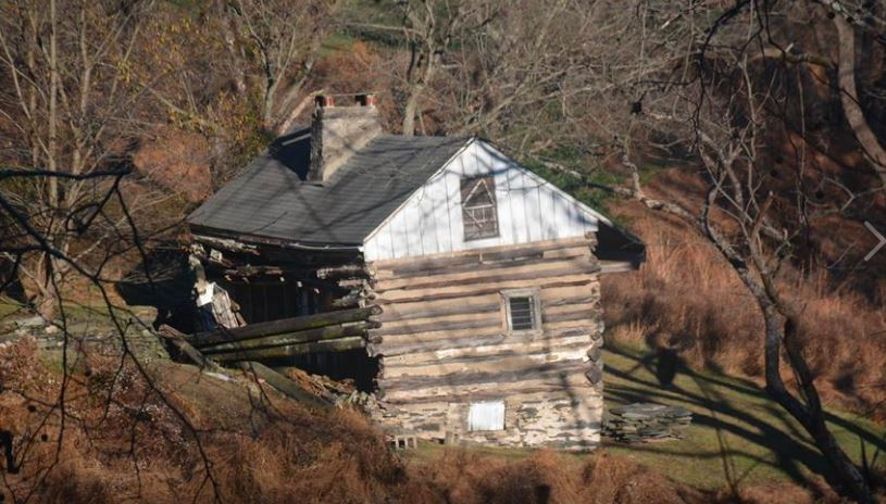 Historic Log Cabin at 100 Maple Hill Road