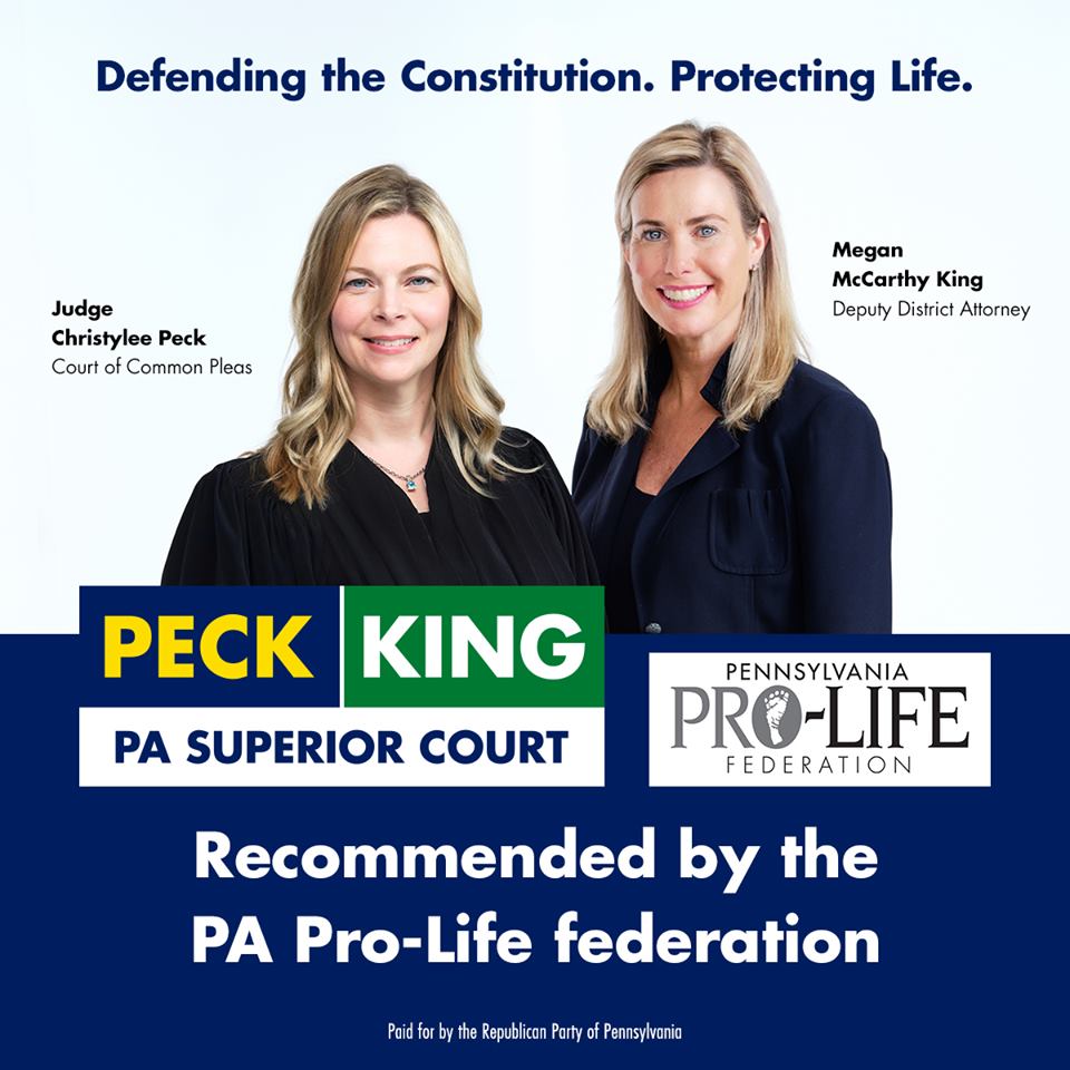 Republican Candidates for PA Superior Court Are Pro Life