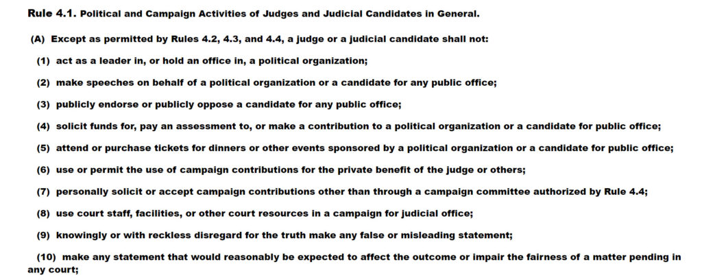 Pennsylvania Code of Judicial Conduct