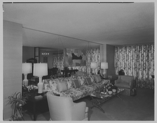 Green Hill Living Room - Library of Congress 1964