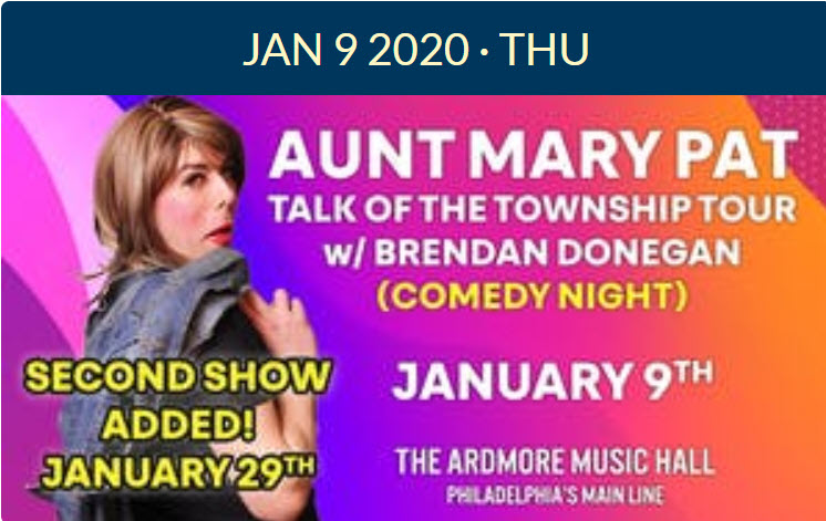 Aunt Mary Pat Sold Out
