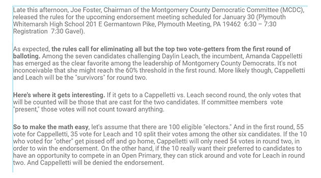 MCDC Endorsement Rules