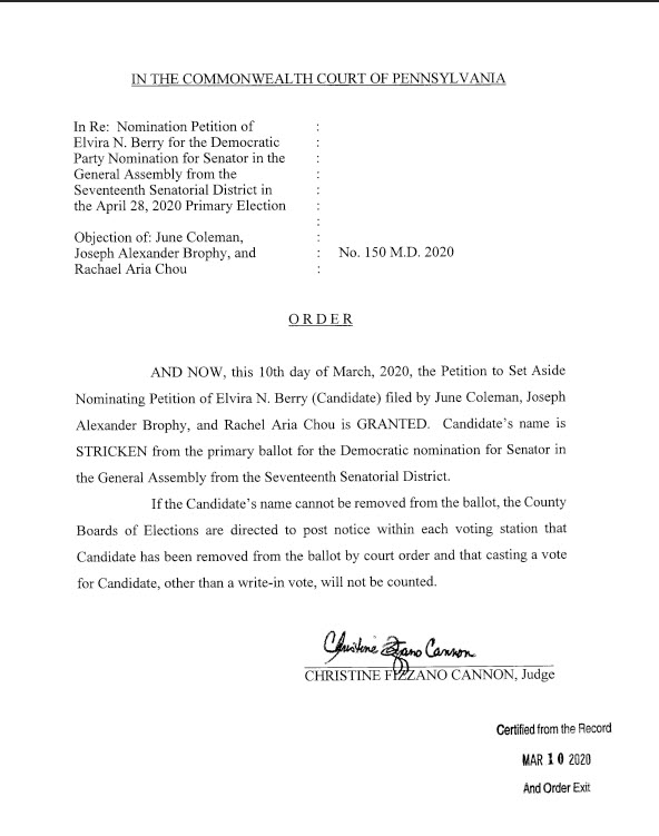 Judge Cannon Order