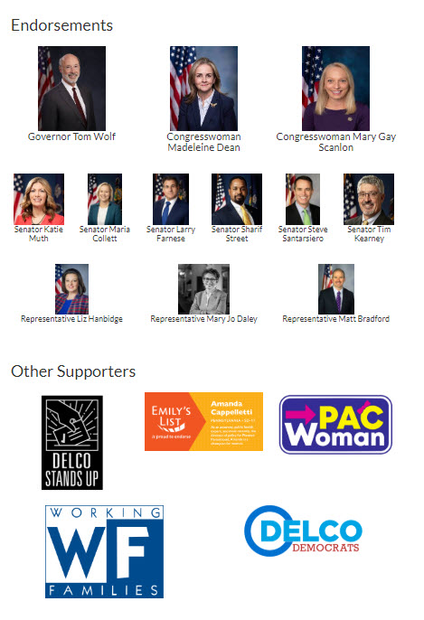 Amanda Cappelletti Endorsements