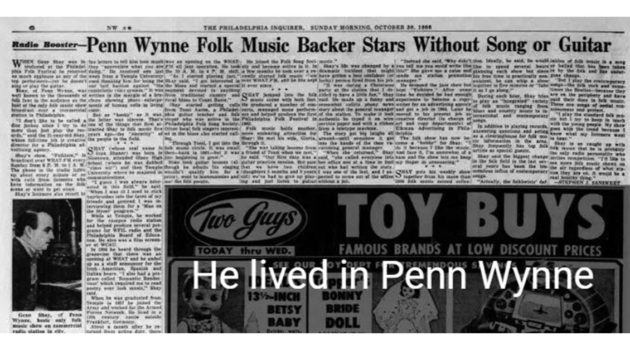 Gene Shay Lived in Penn Wynne