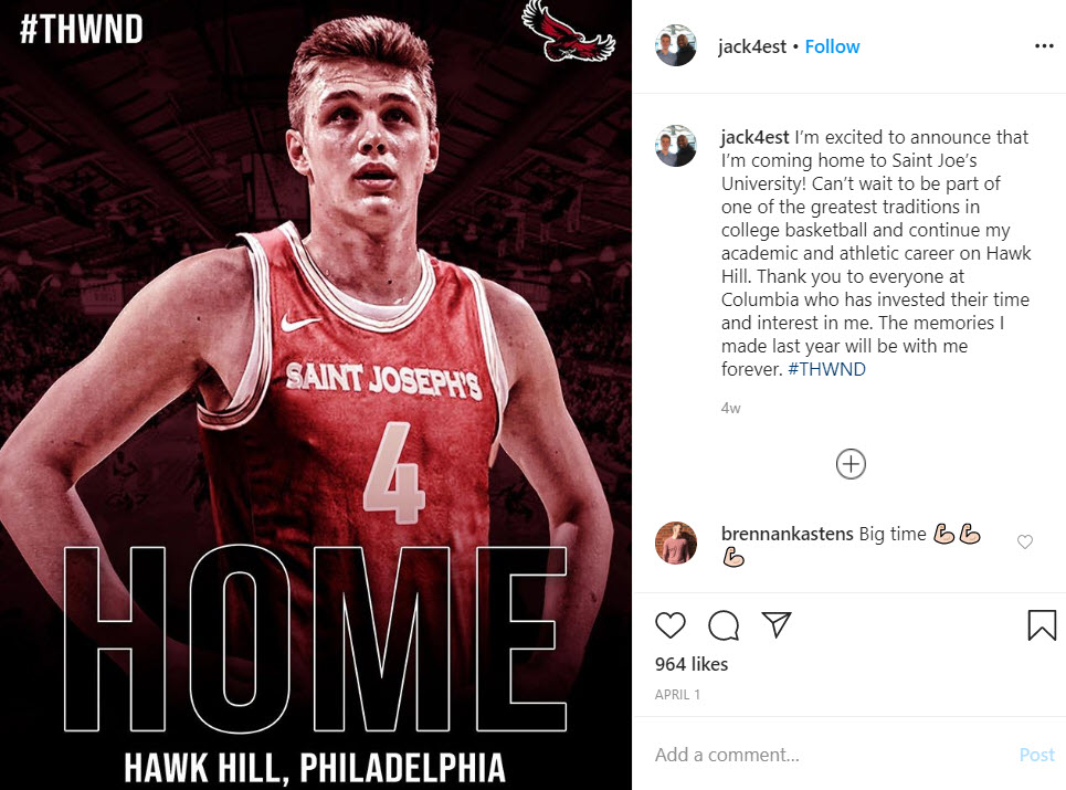 Jack Forrest Lower Merion St. Joe