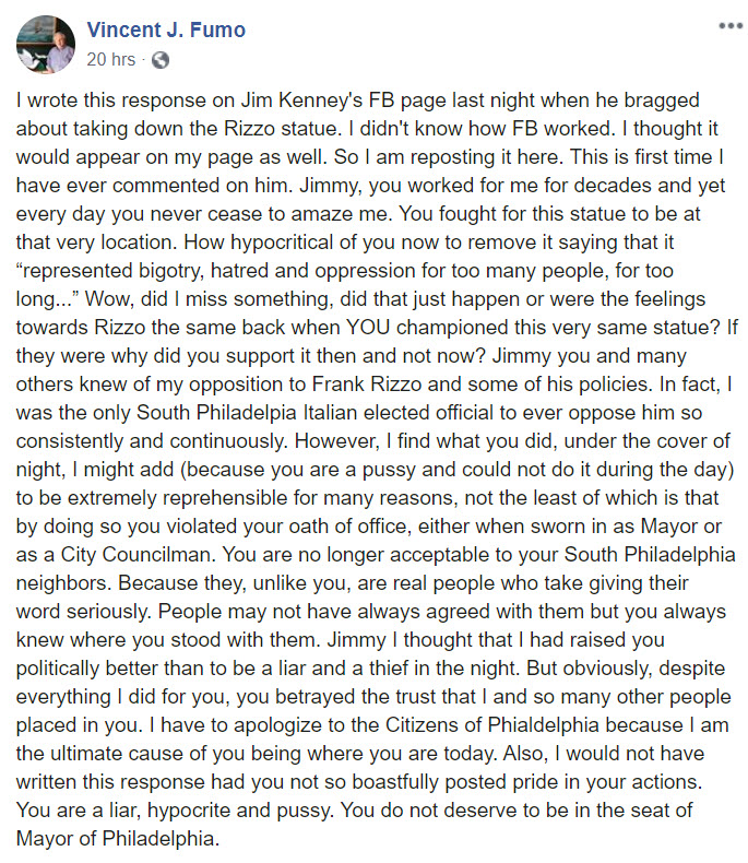 Vince Fumo Jim Kenney