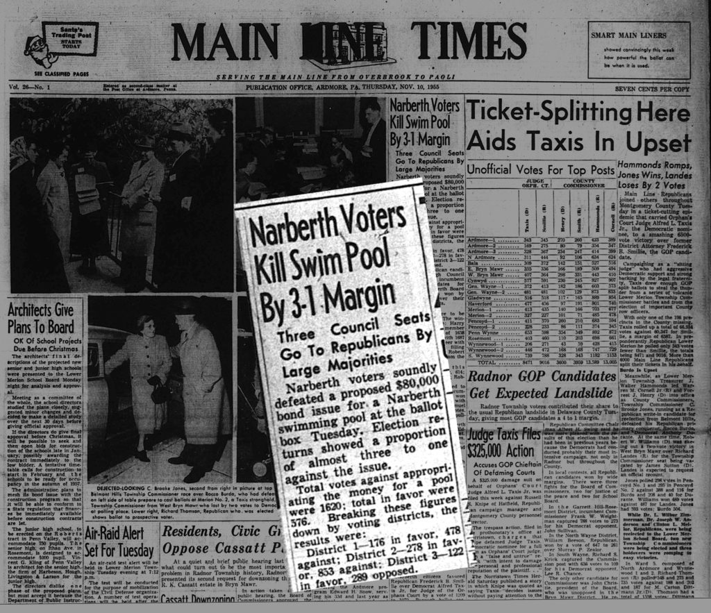 Narberth Pool Vote