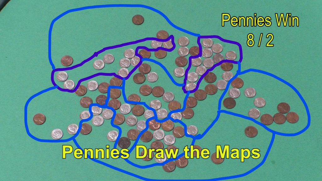 Pennies Draw the Map