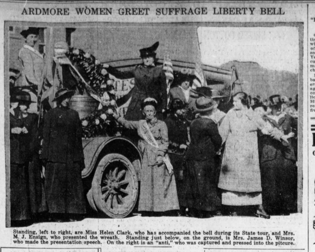Ardrmore Women March for the Right to Vote
