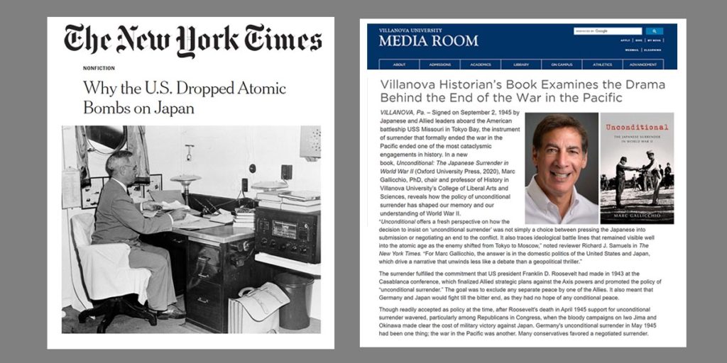 Villanova Prof Atomic Bomb