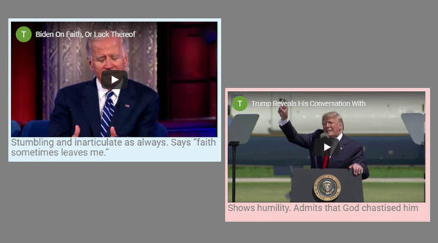 Trump Biden Faith God