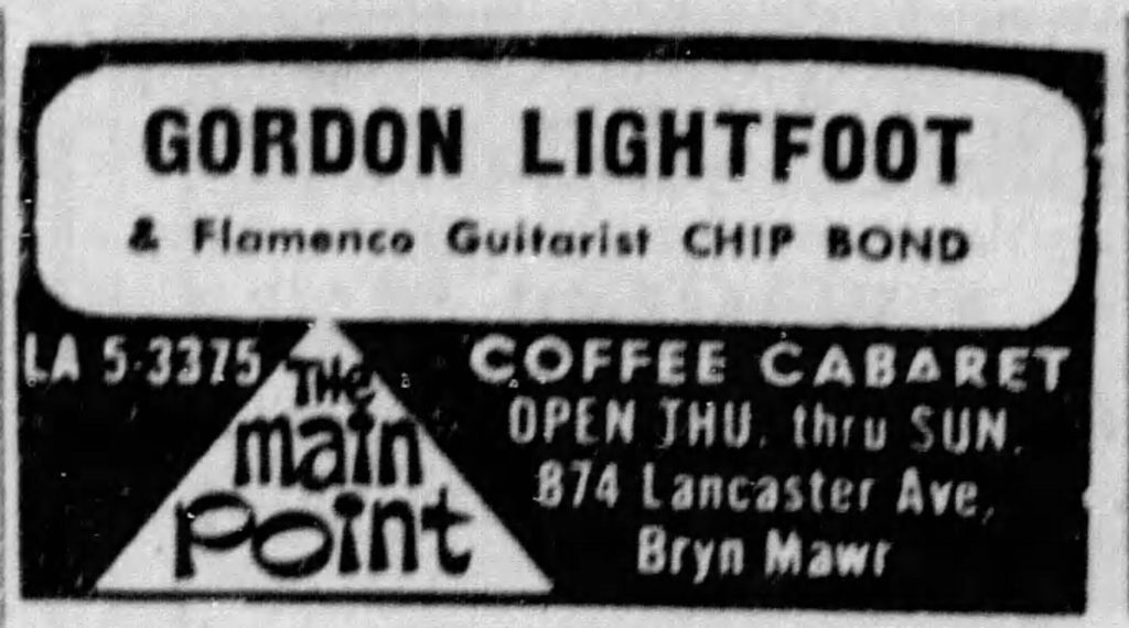 Main Point Gordon Lightfoot