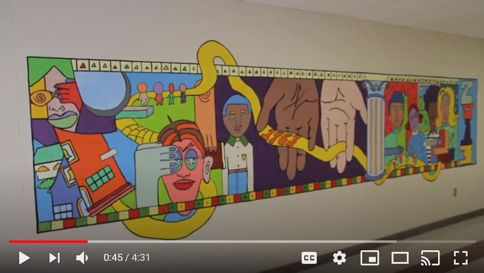 Lower Merion High School Moment of Integration Mural
