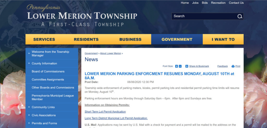 Lower Meron Parking Enforcement