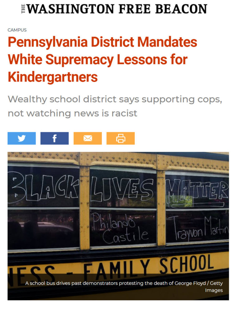 Washington Free Beacon Critical of LMSD