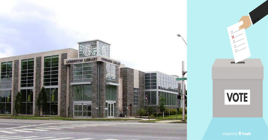 Ludington Library Drop Box Location