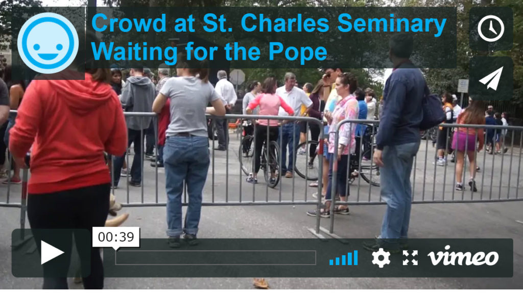 Pope's Visit to St. Charles Wynnewood