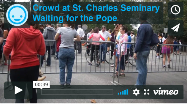 Pope's Visit to St. Charles Wynnewood