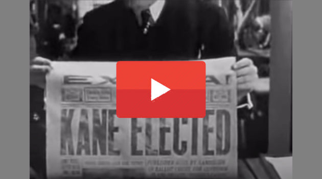 Kane Elected Citizen Kane