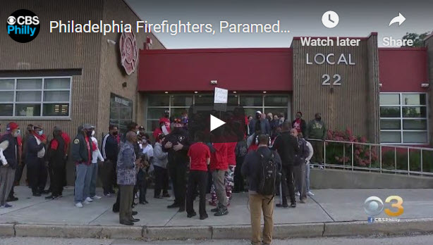 Philly Firefighters Protest Trump Endorsement