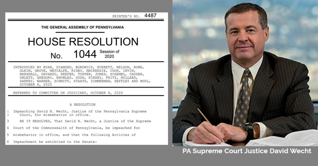 Republican Resolution to Impeach Justice Wecht