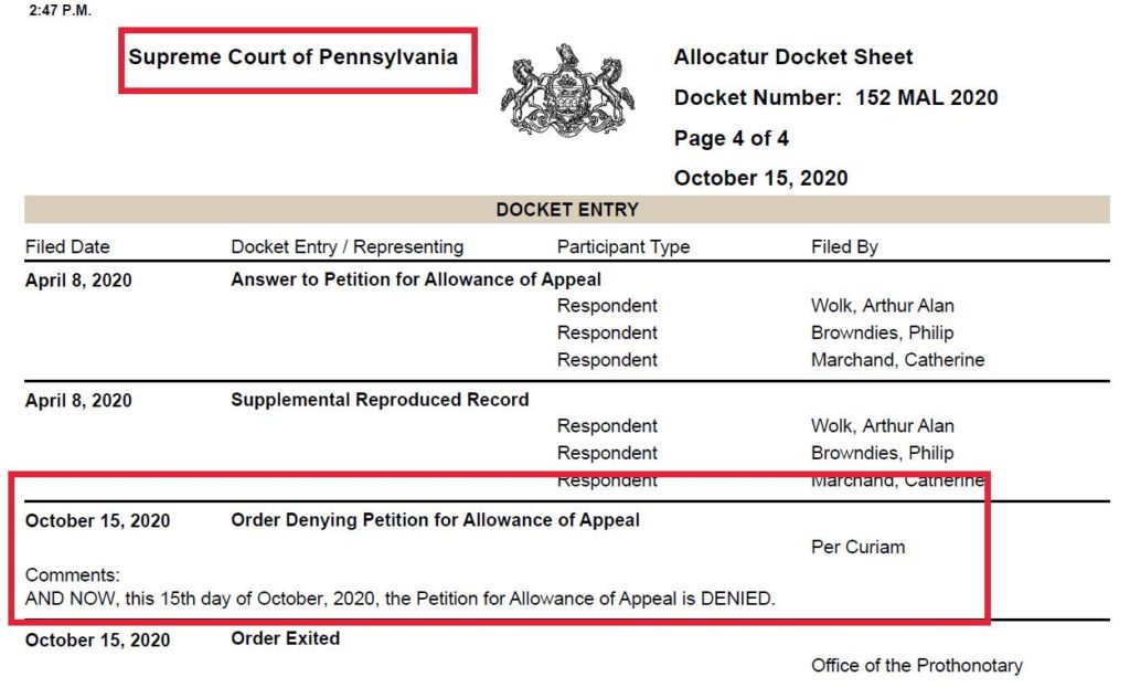 Supreme Court Denies LMSD Appeal