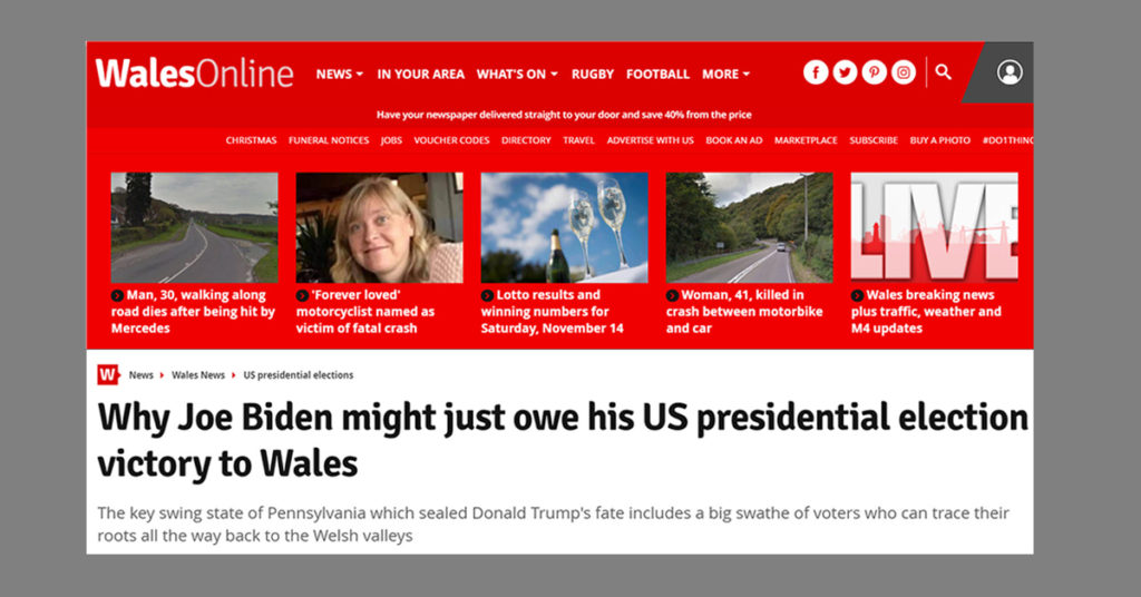 Biden Owes Win to Wales