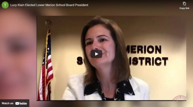 Lucy Klain Elected School Lower Merion Board President