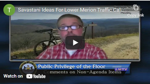 Traffic Calming for Lower Merion