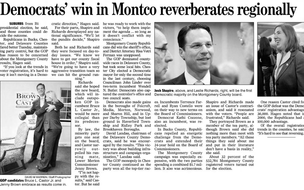 Dems Win Montco