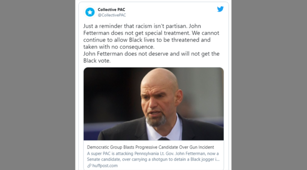 Collective PAC Tweet Attacks Fetterman