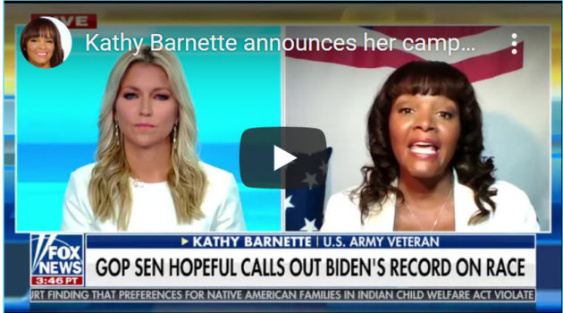 Kathy Barnette on Fox and Friends