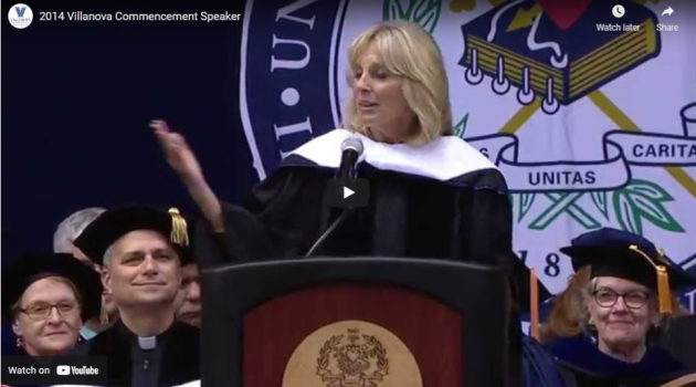 Jill Biden 2014 Villanova Commencement