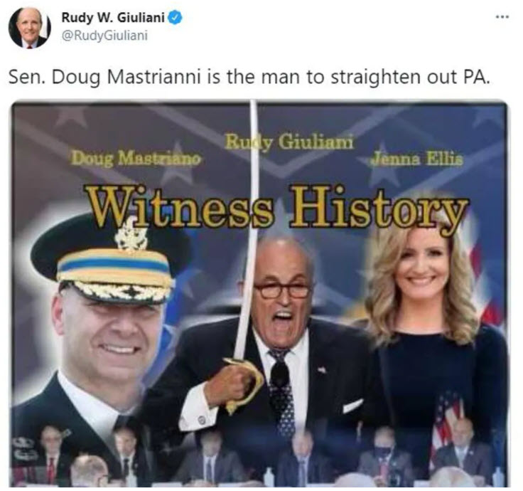 Rudy Tweet Mastrriano