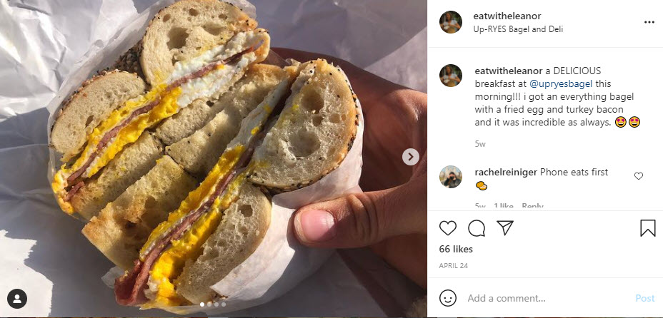 Upryes sandwich
