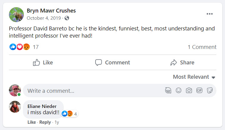 Bryn Mawr Crushes