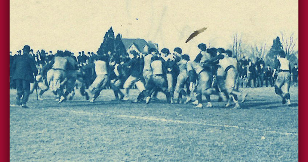 Haverford Swarthmore 1894 First Action Photo