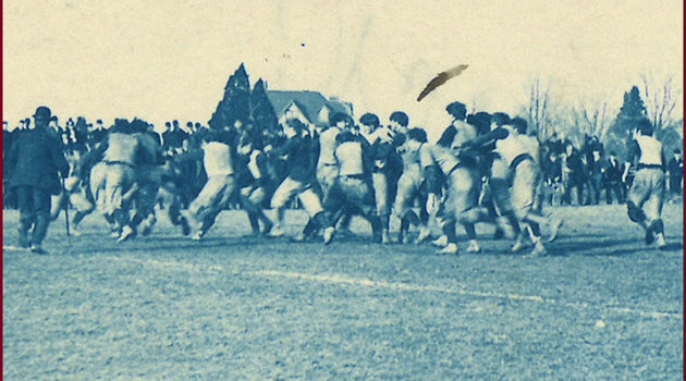 Haverford Swarthmore 1894 First Action Photo