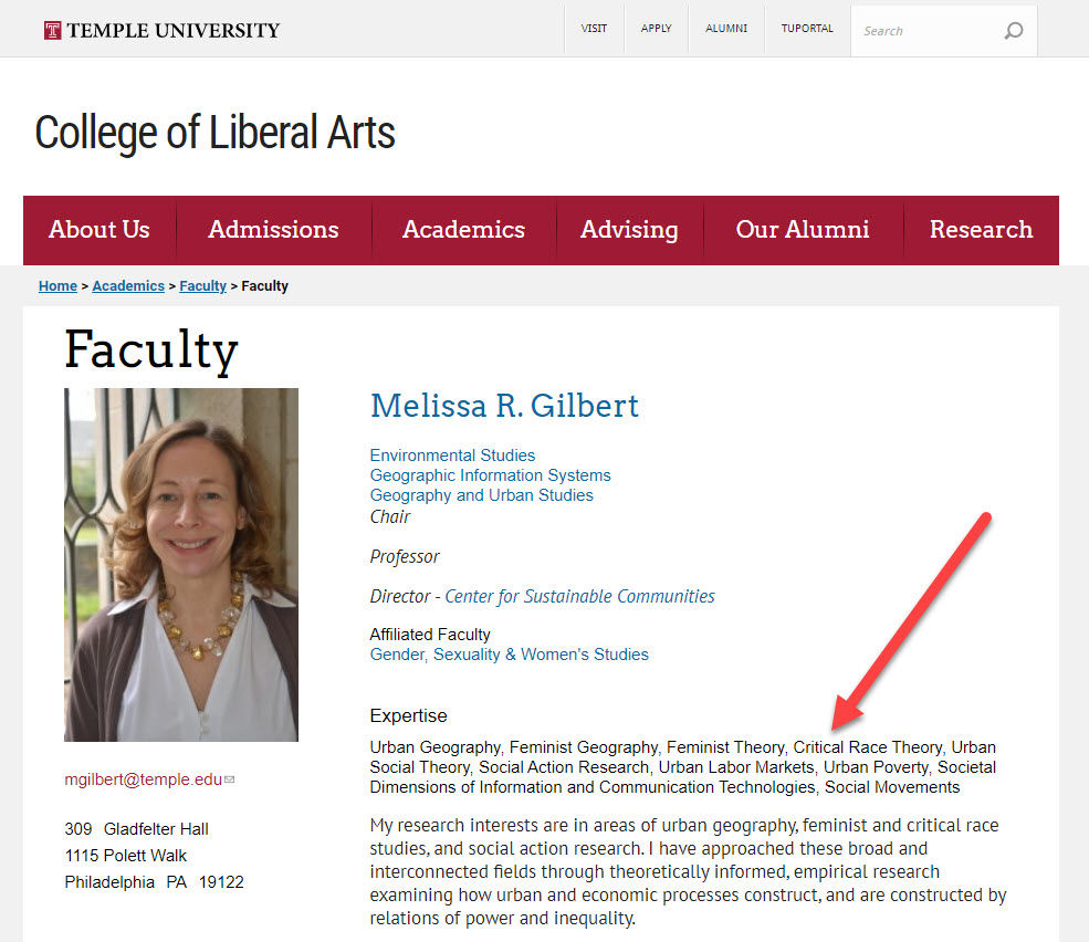Melissa Gilbert Critical Race Theory