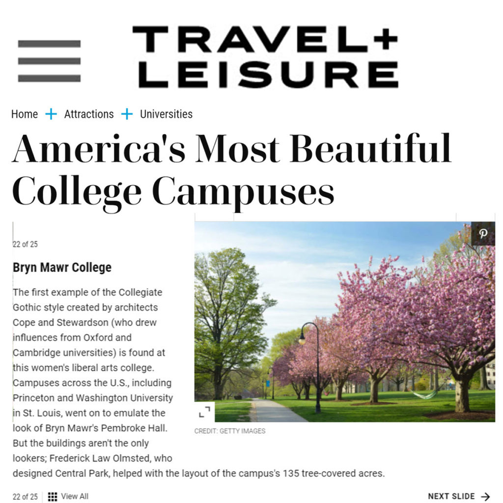 Bryn Mawr College 22 Most Beautifu