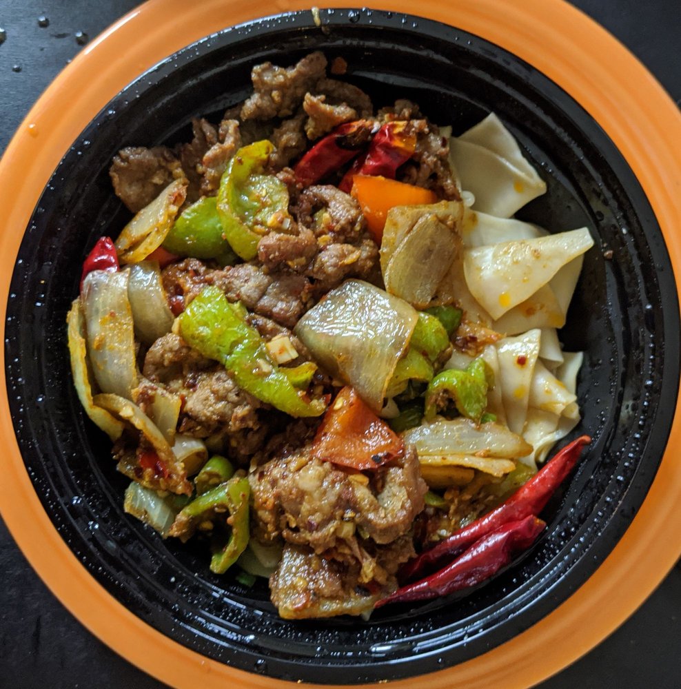 Cumin Lamb Hand Ripped Noodles