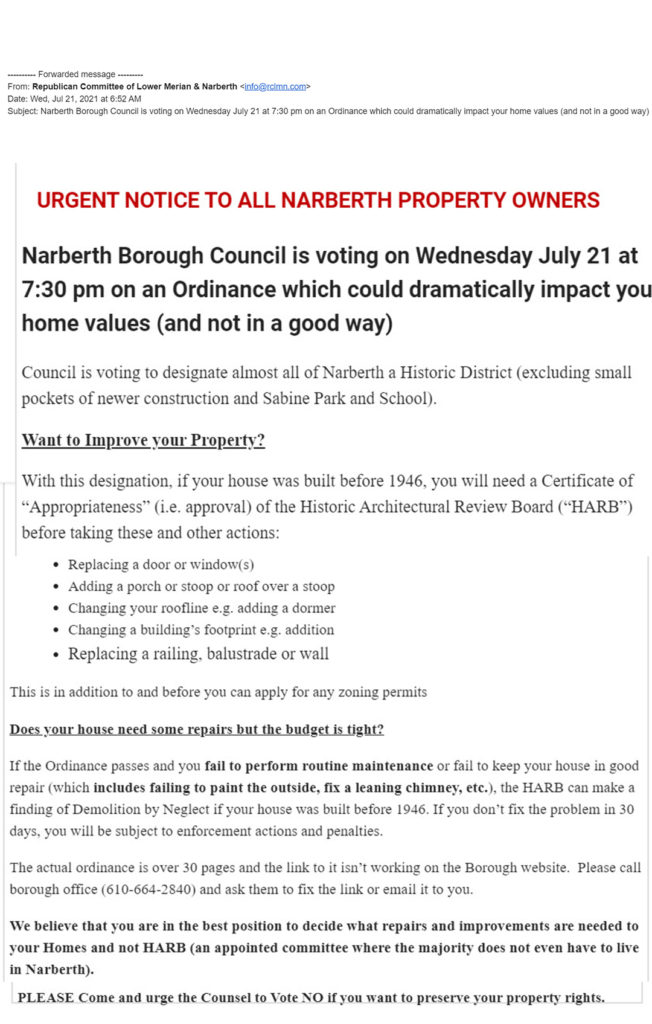 LM GOP Vote No Narb Historic