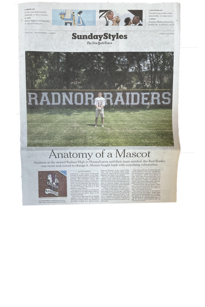 NY Times Radnor Raiders