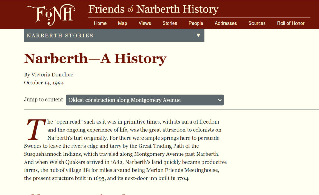 Narberth Historic Society