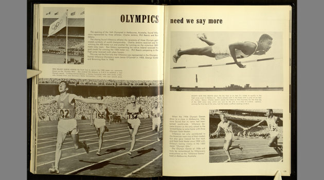 Villanova 1957 Yearbook Olympians