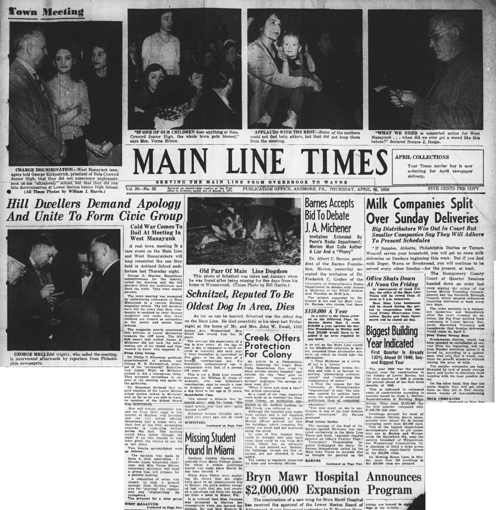 Main Line Times April 6 1950