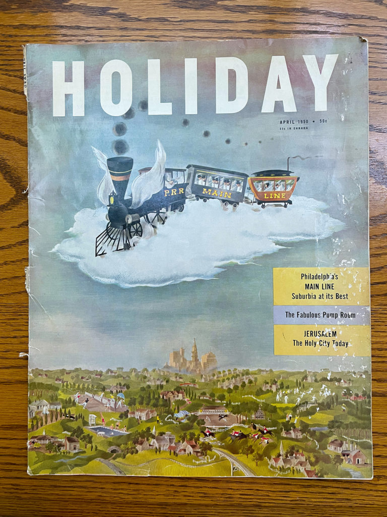 Holiday Magazine Michener Article The Main Line
